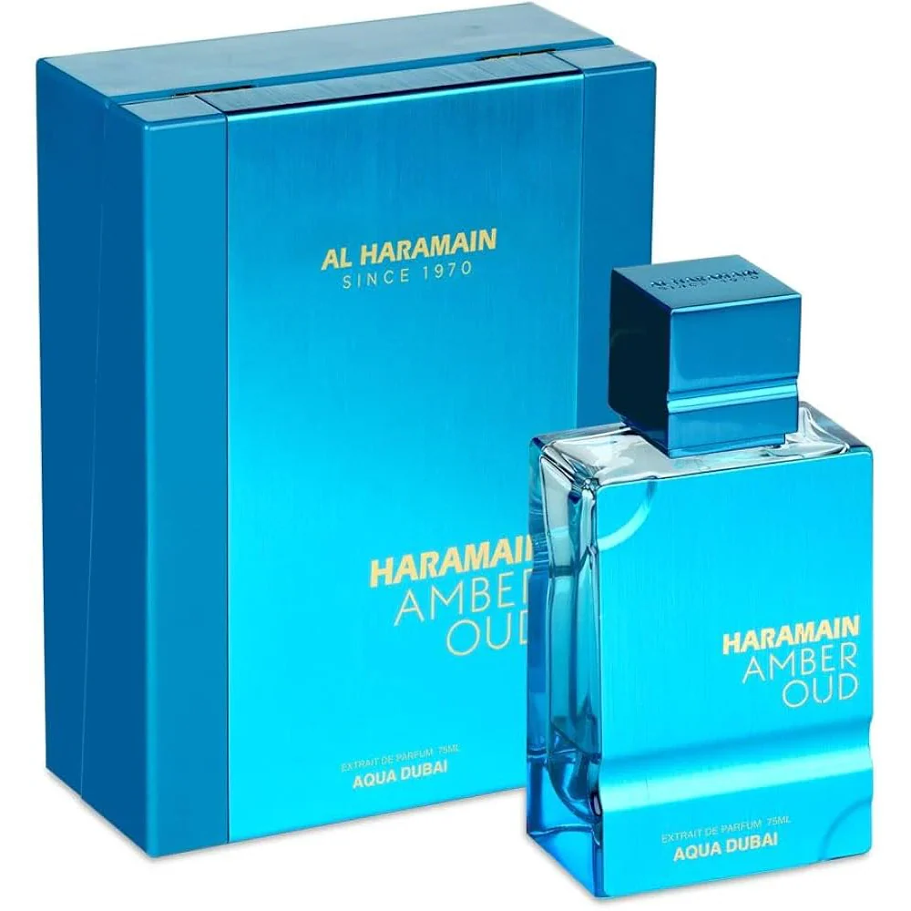 Al Haramain Amber Oud Aqua Dubai Extrait De Parfum 100ml - Image 2