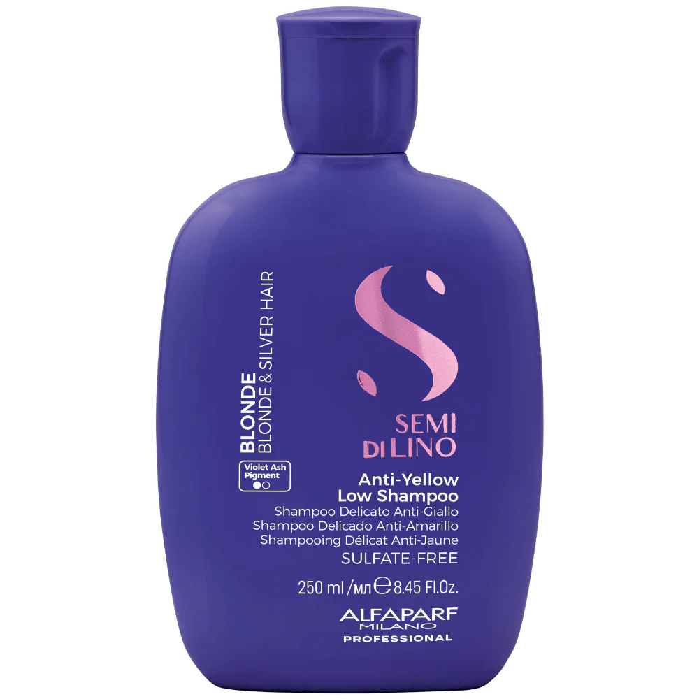 Alfaparf Milano Semi Di Lino Blonde Anti-Yellow Low Shampoo 250ml