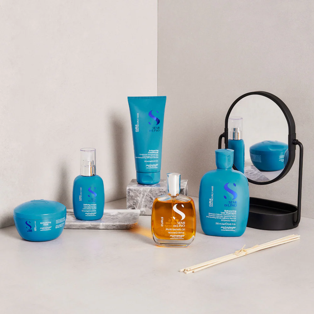 Alfaparf Milano Semi Di Lino Curls Enhancing Mask 200ml - Image 5