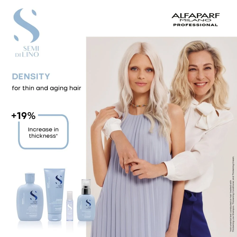 Alfaparf Milano Semi Di Lino Density Thickening Low Shampoo 1000ml - Image 2