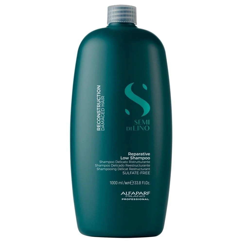 Alfaparf Milano Semi Di Lino Reconstruction Reparative Shampoo 1000ml & Mask 500ml Twin - Image 2