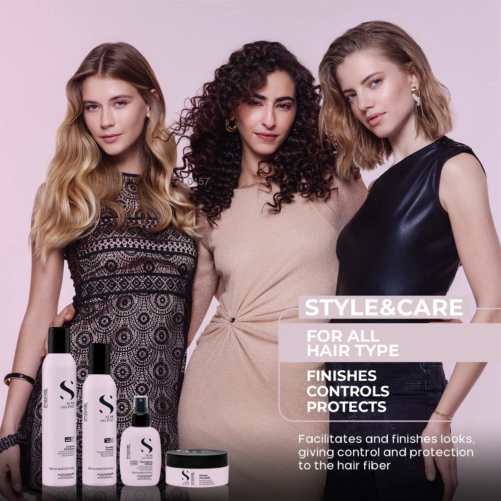 Alfaparf Milano Semi Di Lino Style & Care Blow Dry Cream 200ml - Image 6