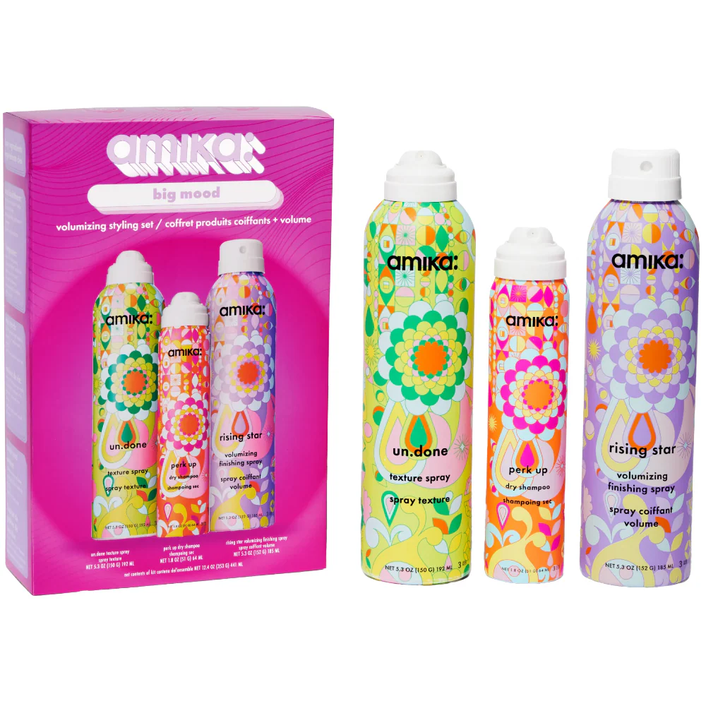 Amika Big Mood Volumising Styling Gift Set