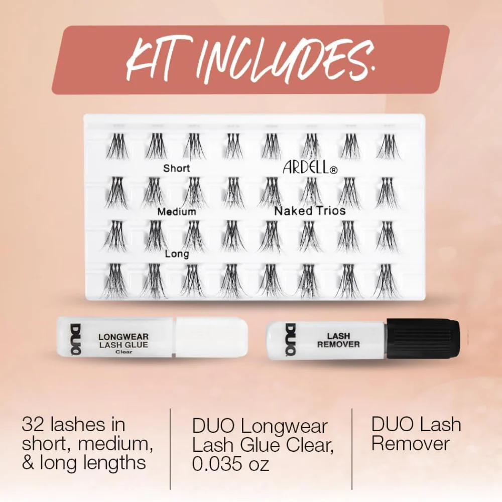 Ardell Naked Extensions Trios Black Kit - Image 4