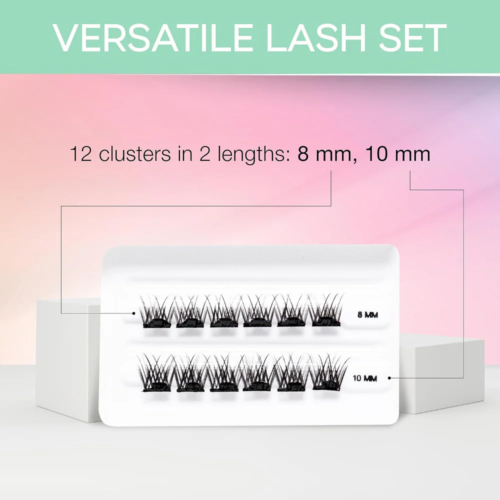 Ardell Press On Pre-Glued Underlash Extensions Wispies Natural Black - Image 3