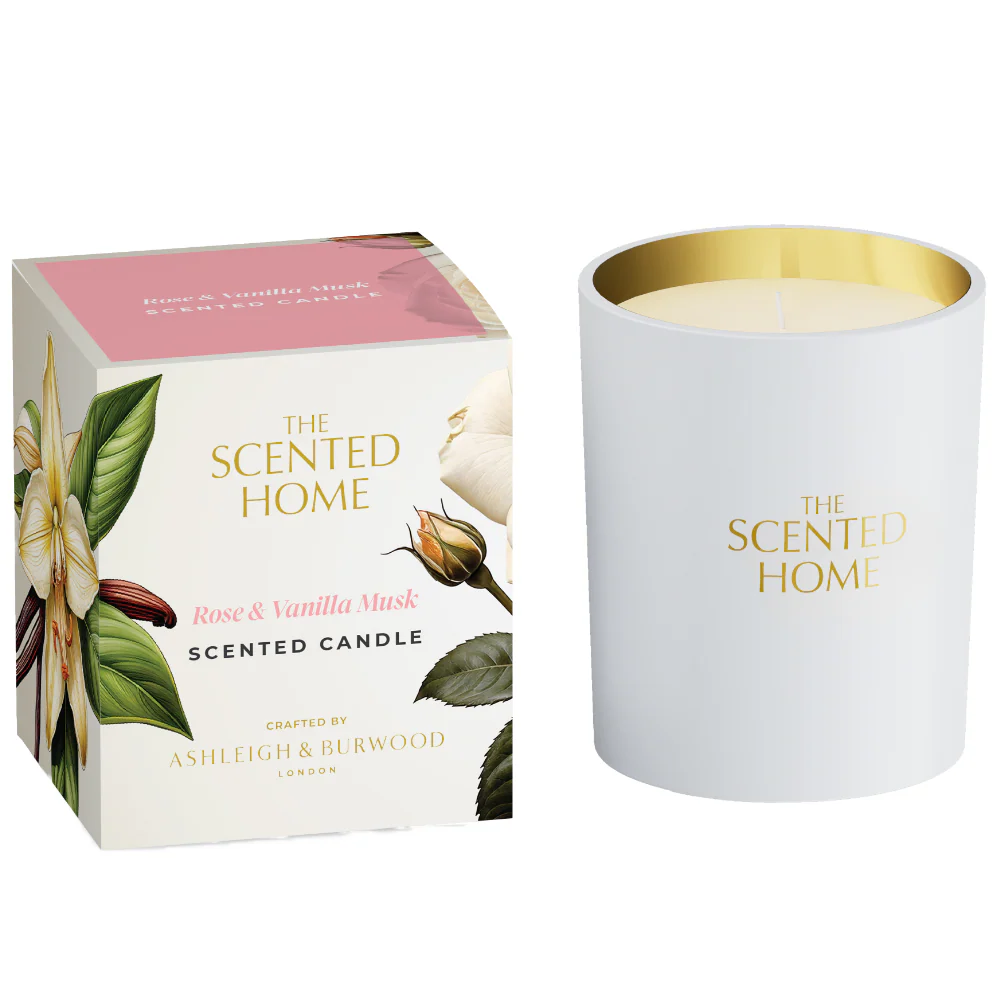 Ashleigh & Burwood Scented Jar Candle Rose & Vanilla Musk