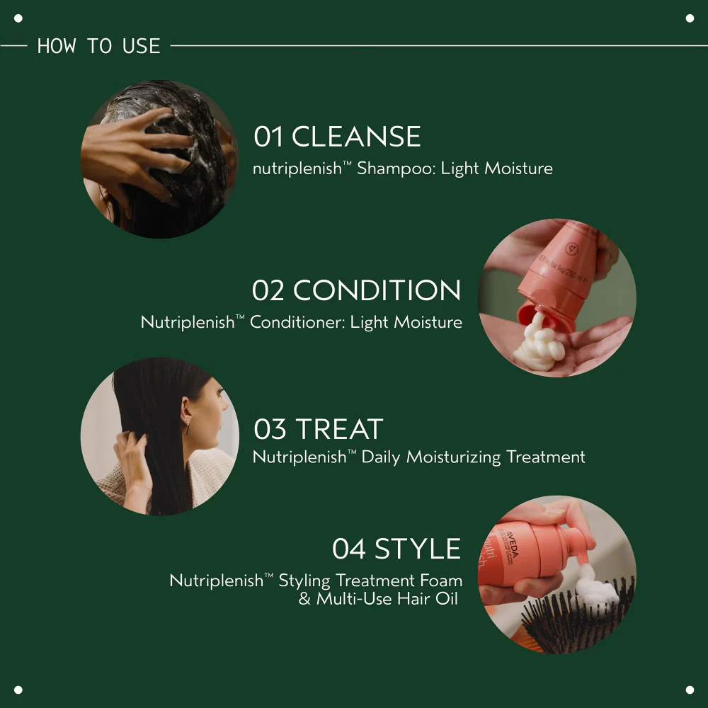 Aveda Nutriplenish Light Moisture Conditioner 250ml - Image 5