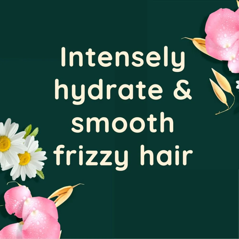 Aveeno Smoothing+ Rose Water & Chamomile Blend Conditioner 300ml - Image 3