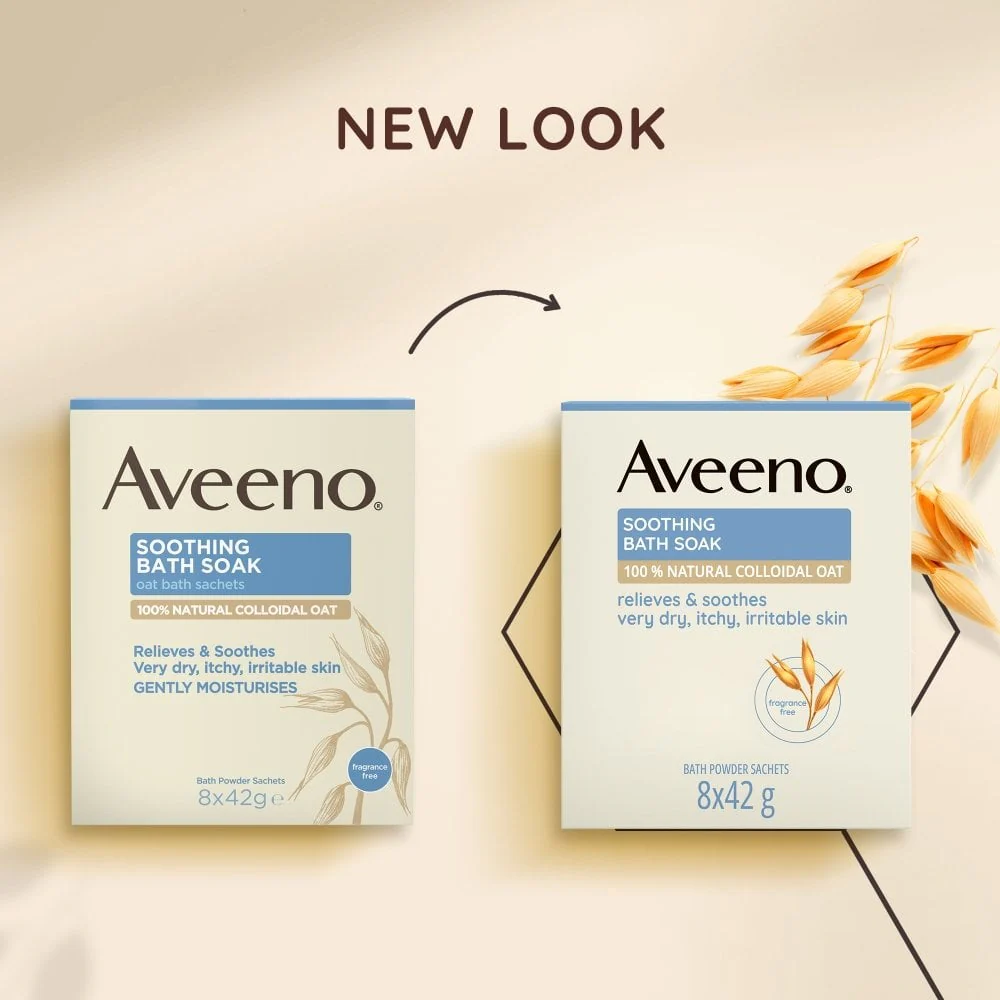 Aveeno Soothing Oatmeal Bath Soak Treatment 8 x 42g - Image 5