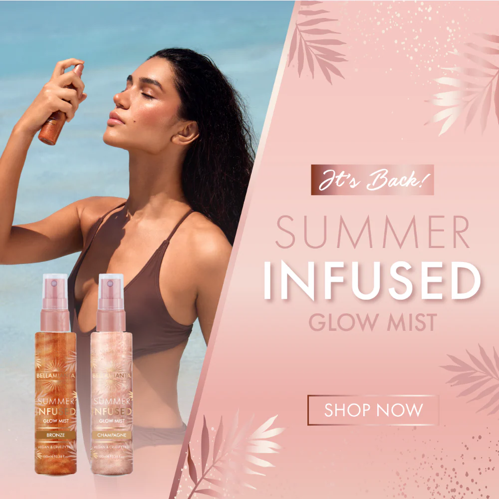 Bellamianta Summer Infused Glow Mist Bronze 100ml - Image 3