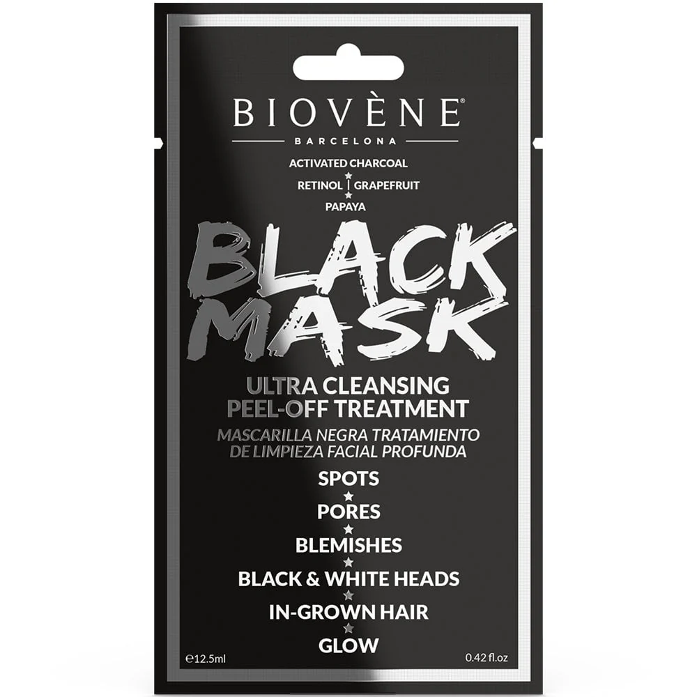 Biovene Black Mask Ultra Cleansing Peel Off Treatment 12.5ml