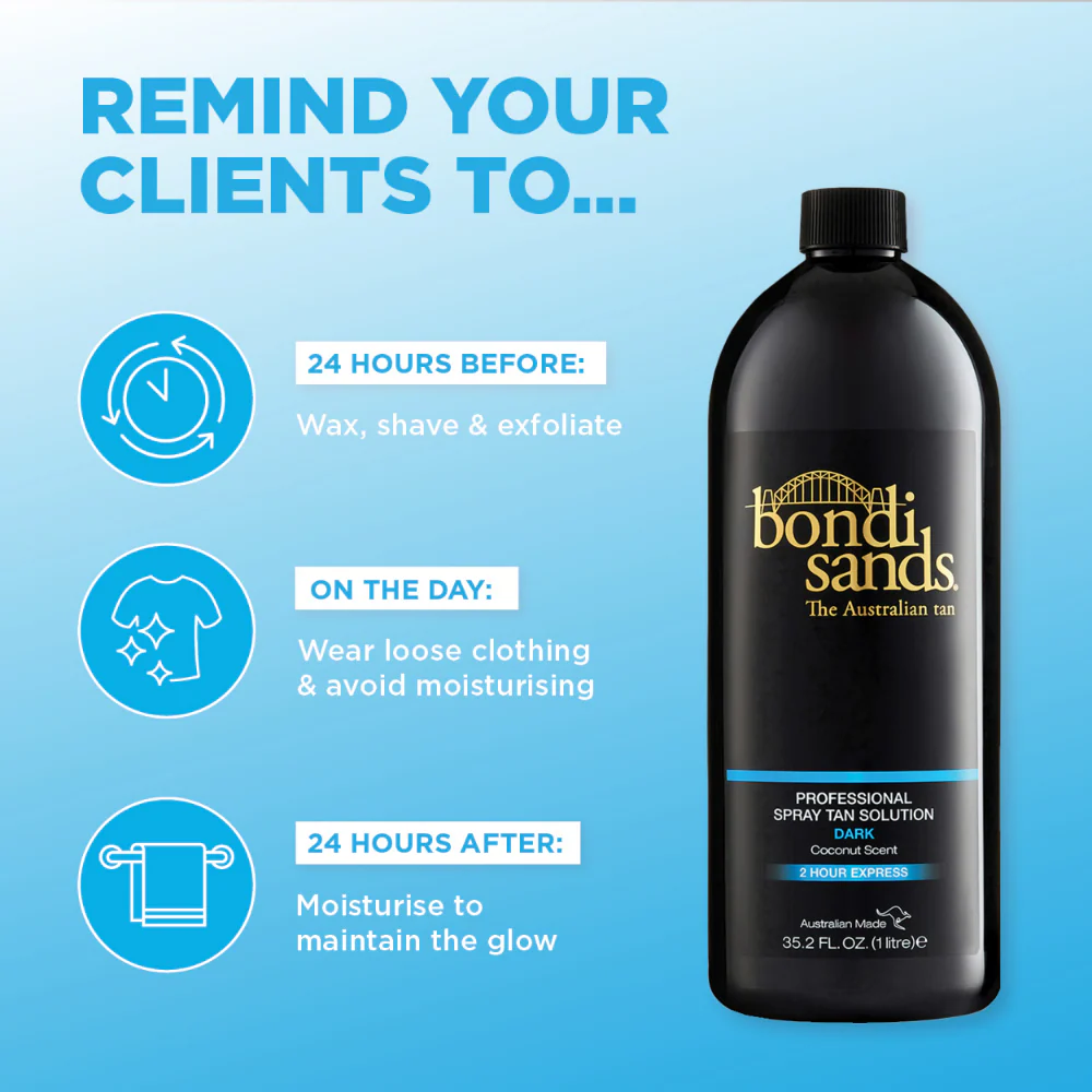 Bondi Sands Professional Spray Tan Solution Liquid Gold 1000ml - Image 9