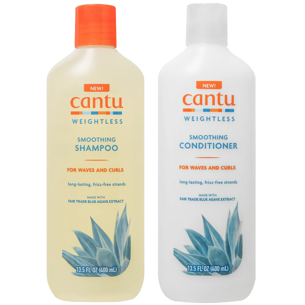 Cantu Weightless Smoothing Shampoo & Conditioner Twin 2 x 400ml