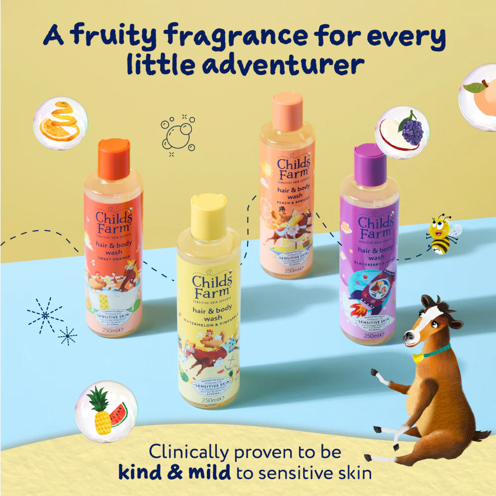 Childs Farm Hair & Body Wash Watermelon & Pineapple 250ml - Image 7