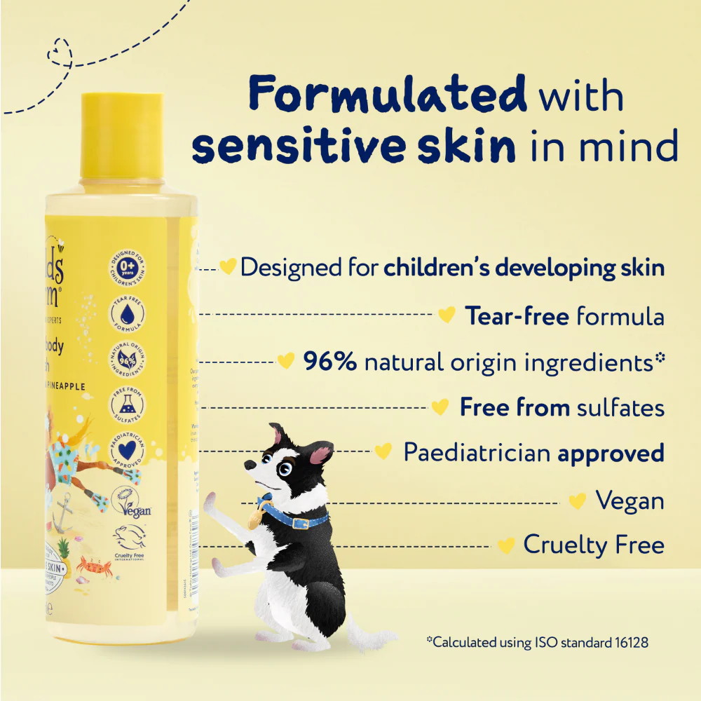 Childs Farm Hair & Body Wash Watermelon & Pineapple 250ml - Image 8