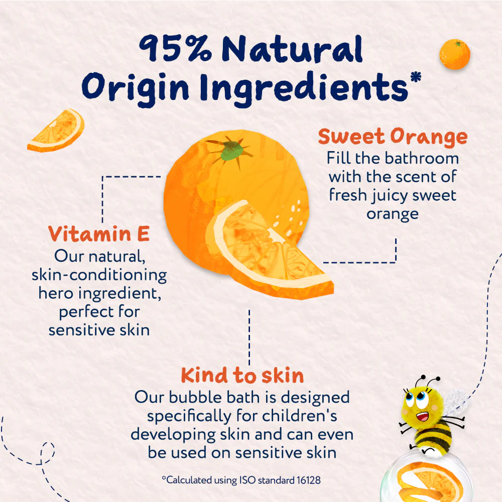 Childs Farm Kids Bubble Bath Sweet Orange 500ml - Image 5