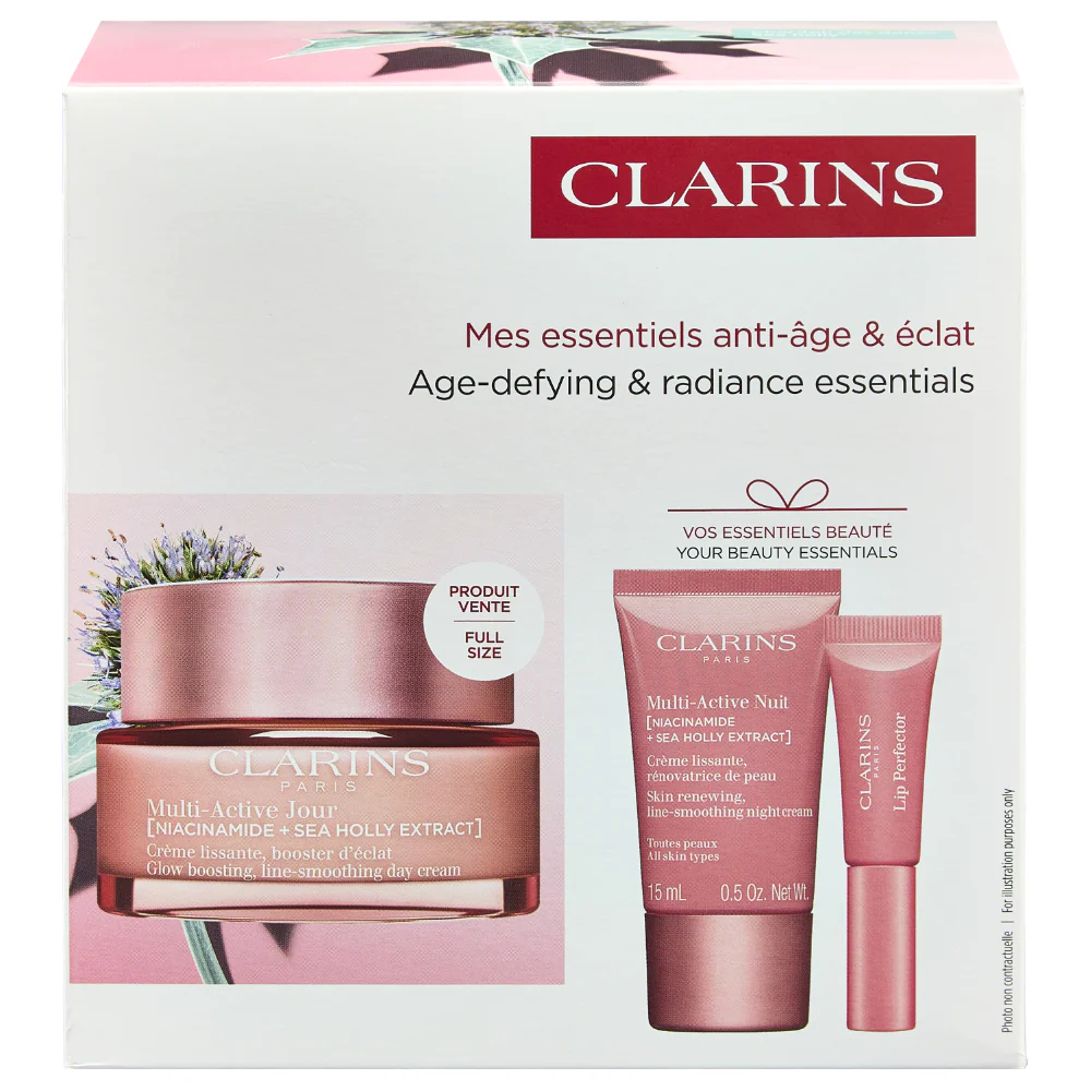 Clarins Multi-Active Age-Defying & Radiance Essentials Gift Set - Image 5