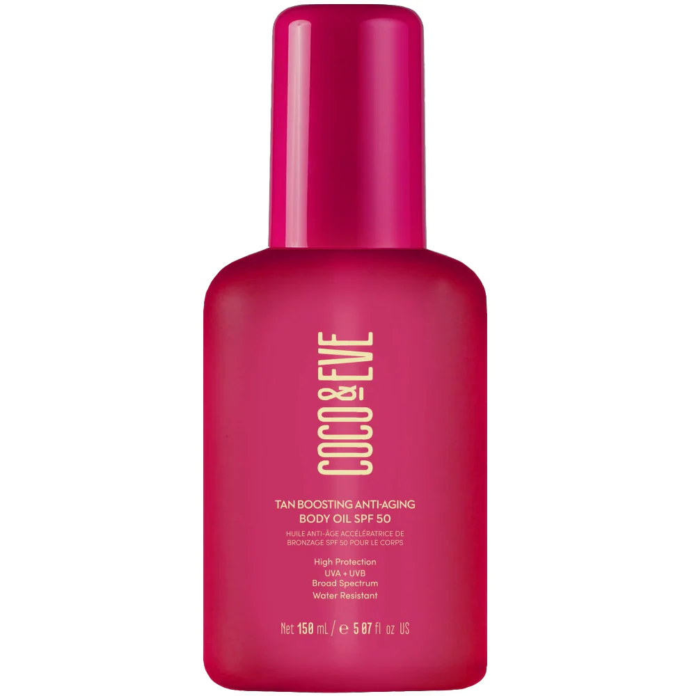 Coco & Eve Tan Boosting Anti-Ageing Body Oil SPF50 150ml
