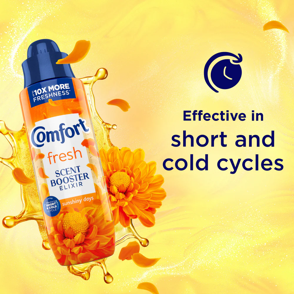 Comfort Fresh Sunshiny Days Scent Booster Elixir 20 Washes 460ml - Image 5