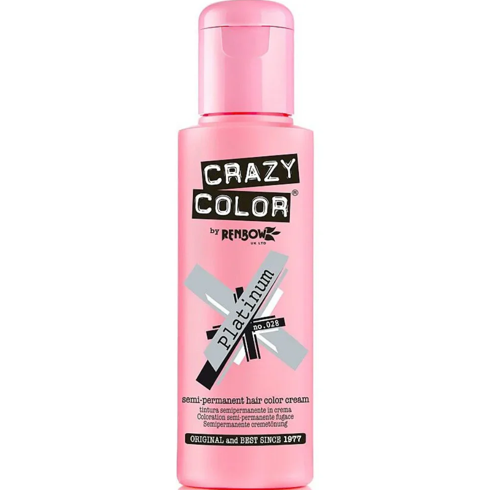 Crazy Colour Platinum Hair Dye 100ml