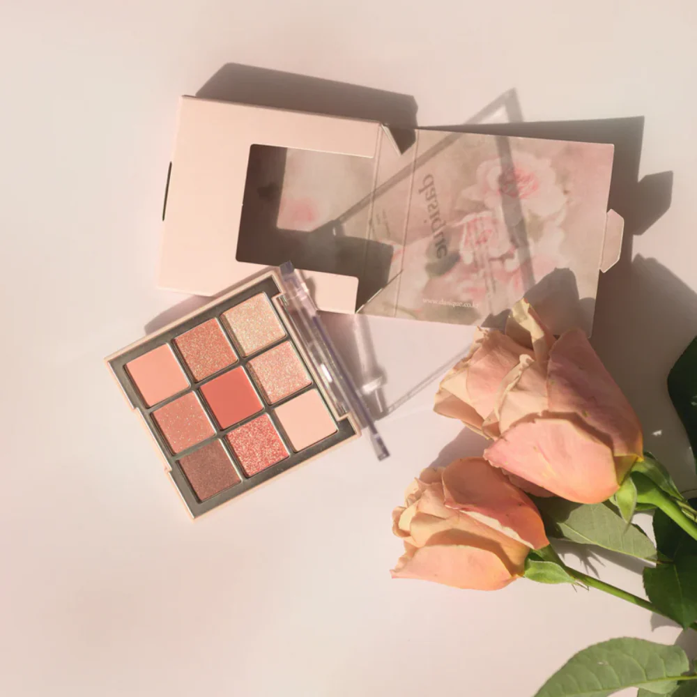 Dasique 9 Colour Eyeshadow Palette #02 Rose Petal - Image 5