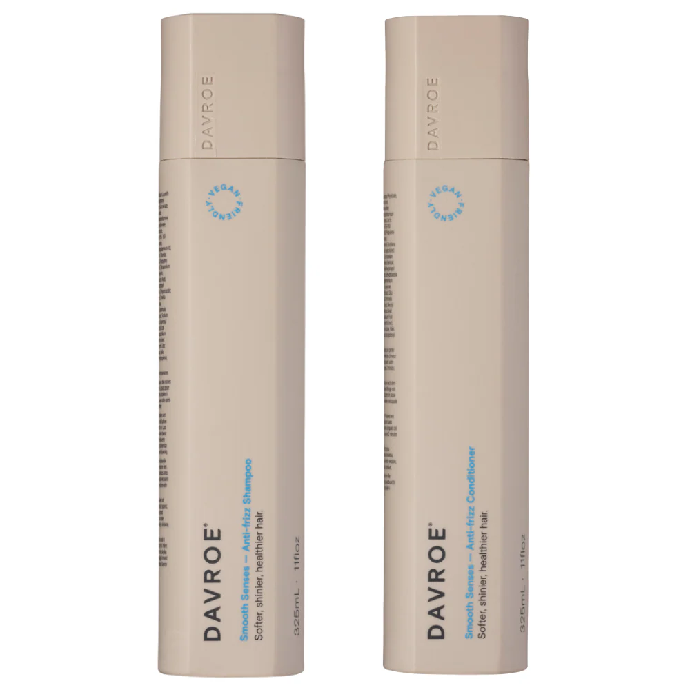 Davroe Smooth Senses Anti-Frizz Shampoo & Conditioner Twin 2 x 325ml