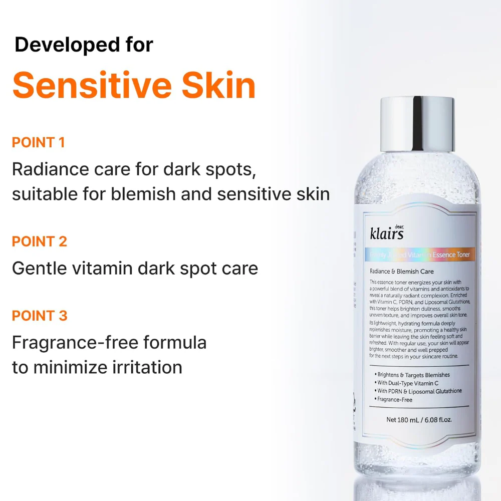 Dear, Klairs Freshly Juiced Vitamin Essence Toner 30ml - Image 5