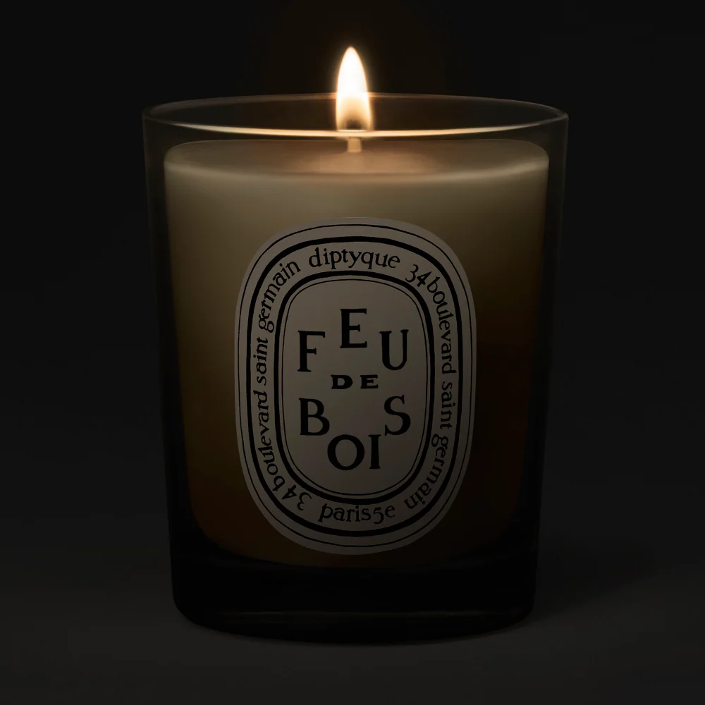 Diptyque Feu de Bois Small Jar Candle 70g - Image 2
