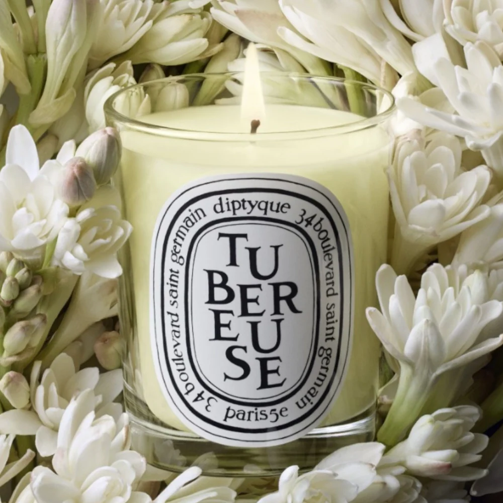 Diptyque Tubereuse Small Jar Candle 70g - Image 3