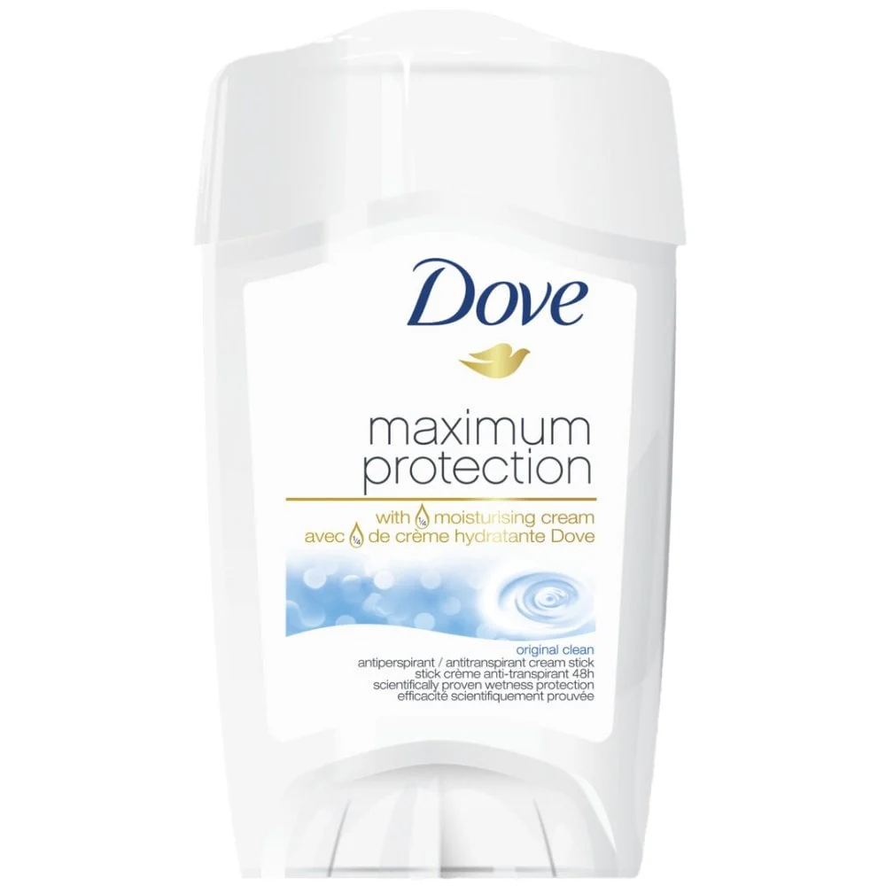 Dove Maximum Protection 48h Original Clean Anti-Perspirant Deodorant Stick 45ml