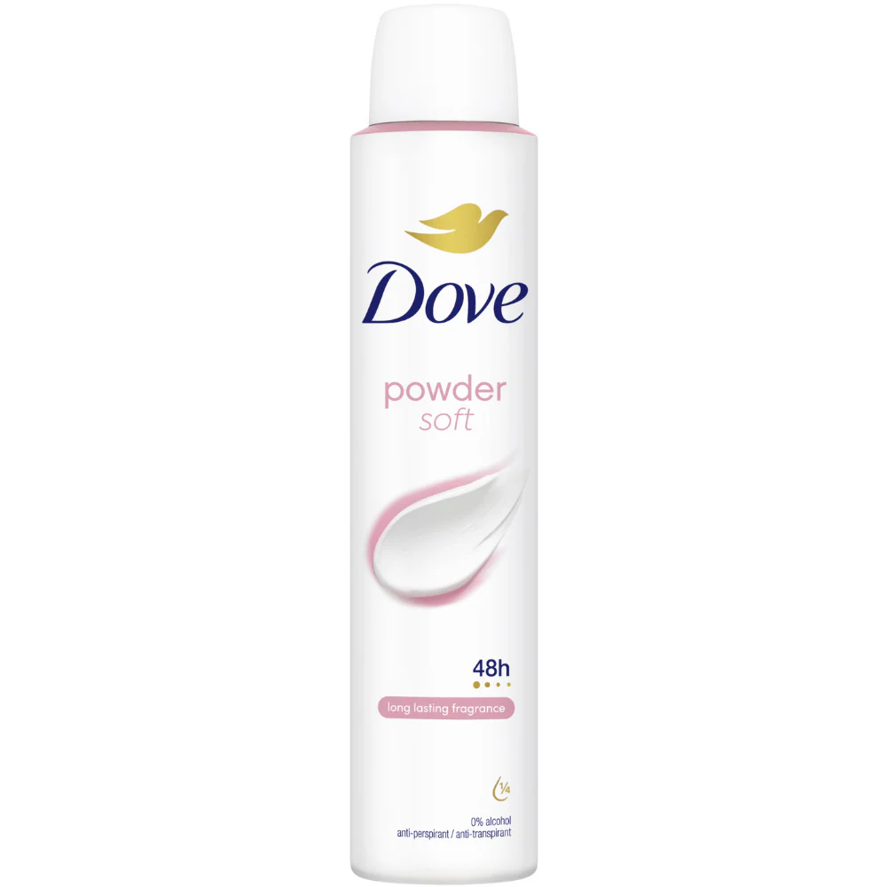 Dove Powder Soft 48h Anti-Perspirant Deodorant Spray 200ml