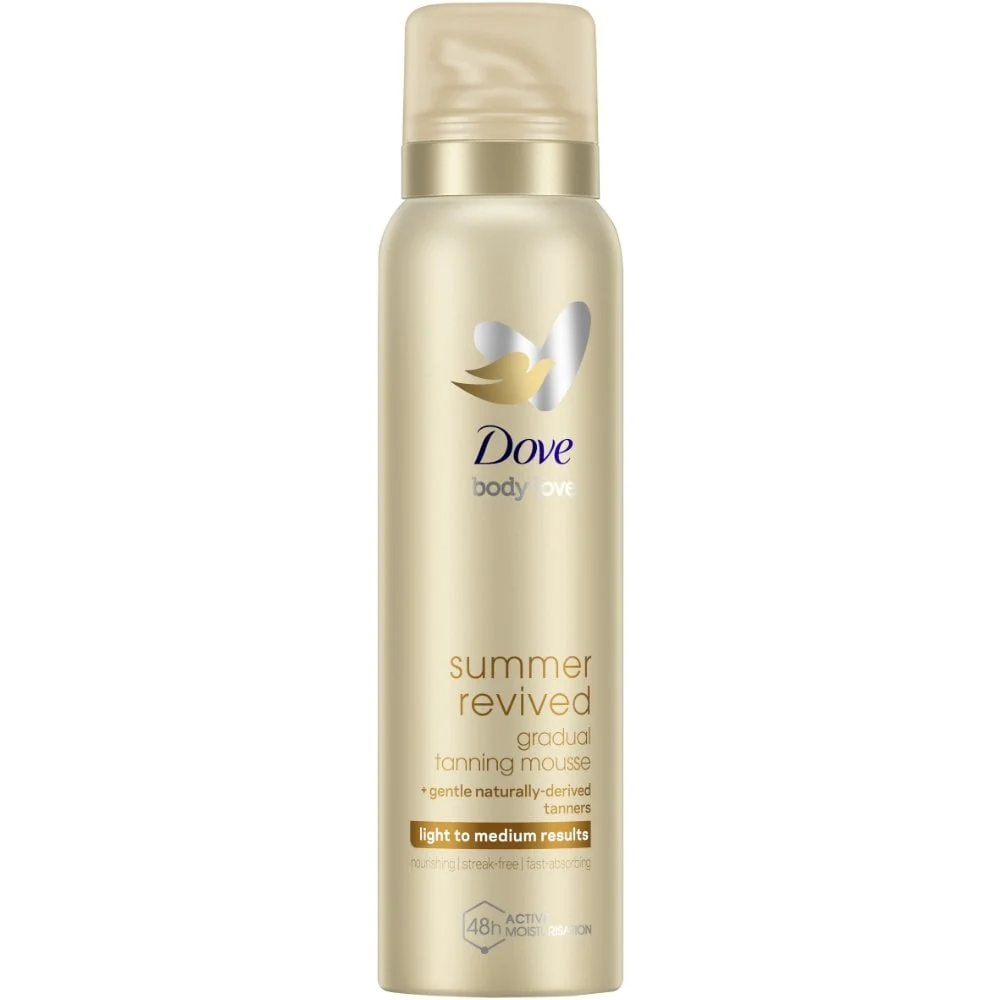 Dove Summer Revived Gradual Self Tanning Body Mousse Light To Medium 150ml