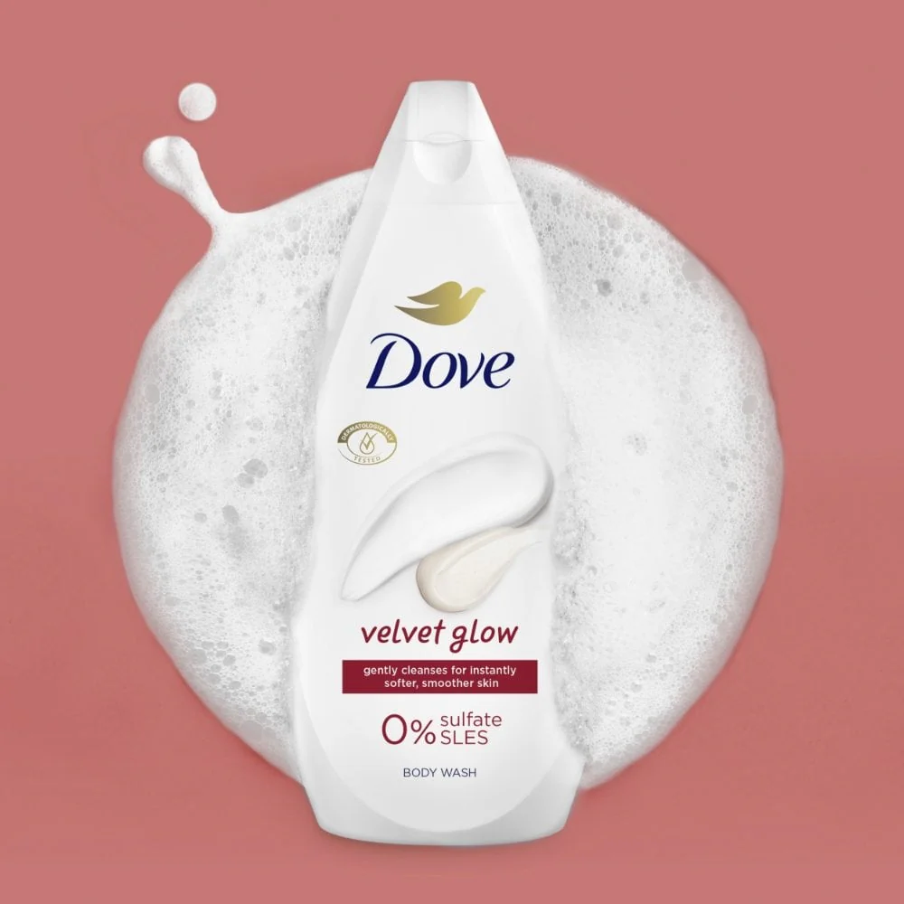 Dove Velvet Glow Body Wash 450ml - Image 5