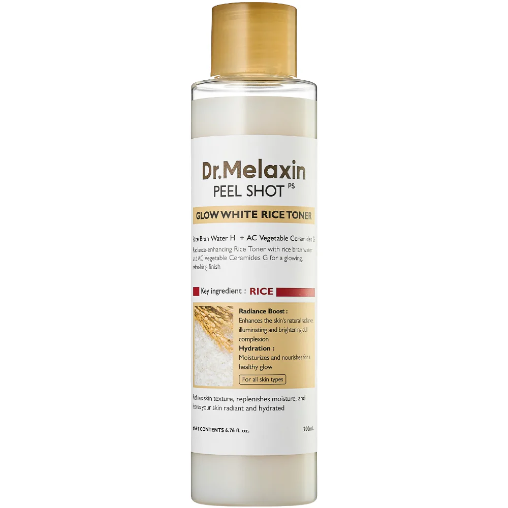 Dr. Melaxin Peel Shot Glow White Rice Toner 200ml
