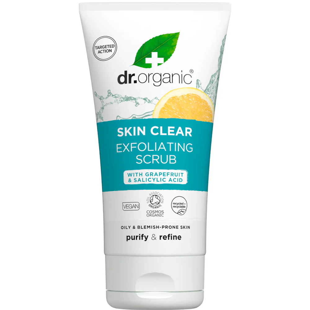 Dr. Organic Skin Clear Exfoliating Face Scrub 150ml