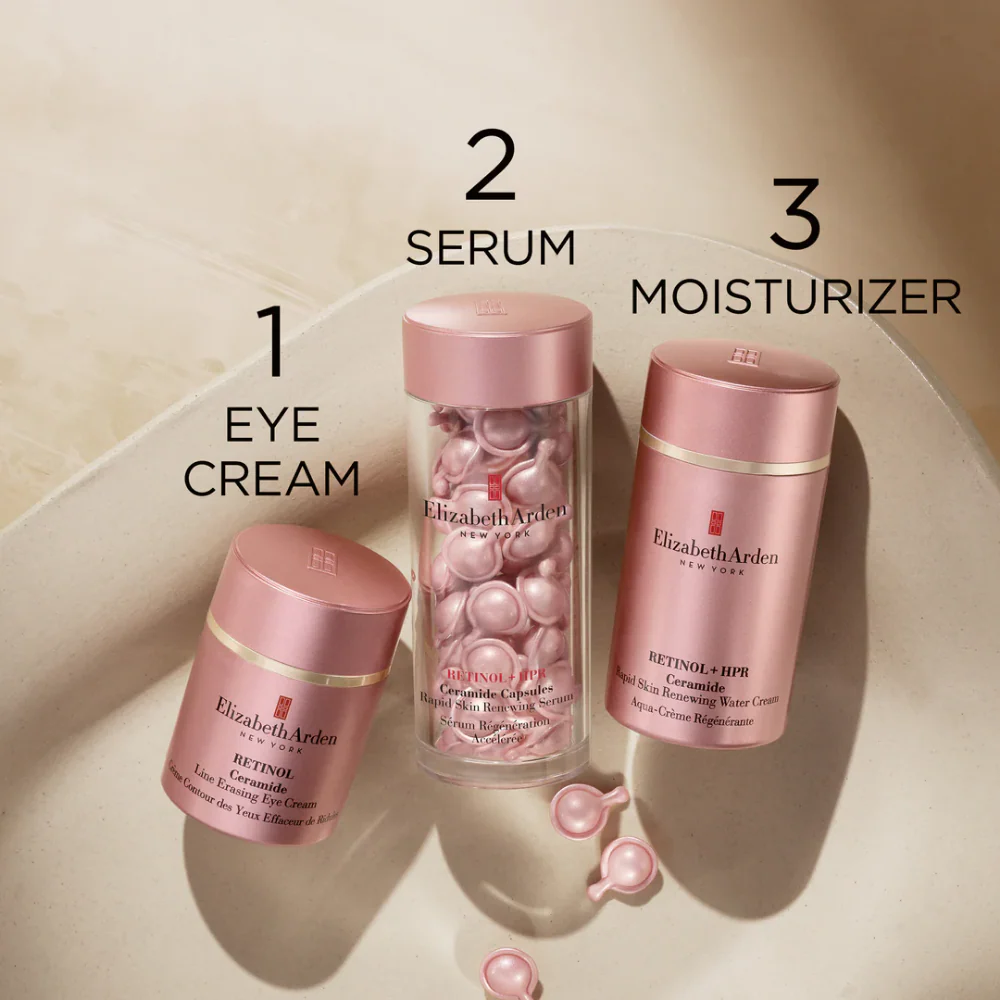 Elizabeth Arden Retinol + HPR Rapid Skin Renewing Ceramide Serum 30 Capsules - Image 12