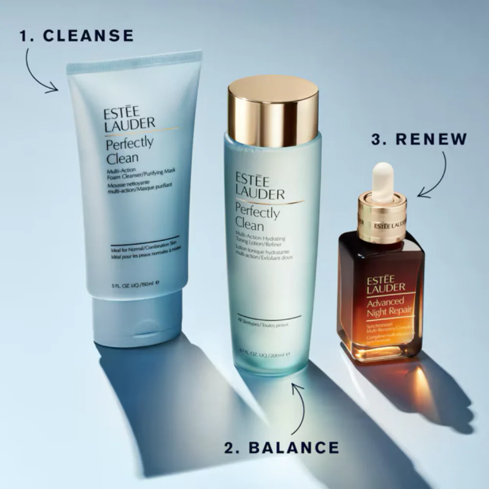 Estée Lauder Perfectly Clean Multi-Action Hydrating Toning Lotion & Refiner 200ml - Image 2