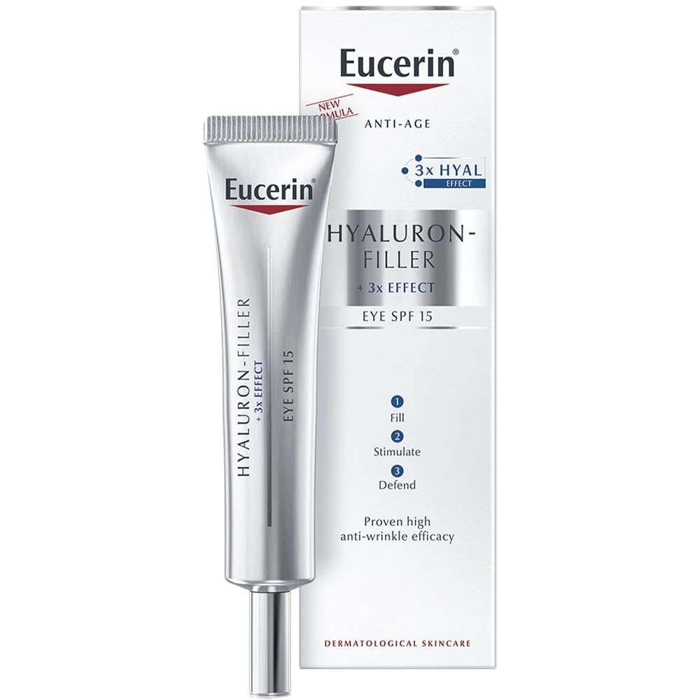 Eucerin Anti-Age Hyaluron Filler Eye Cream SPF15 15ml - Image 2