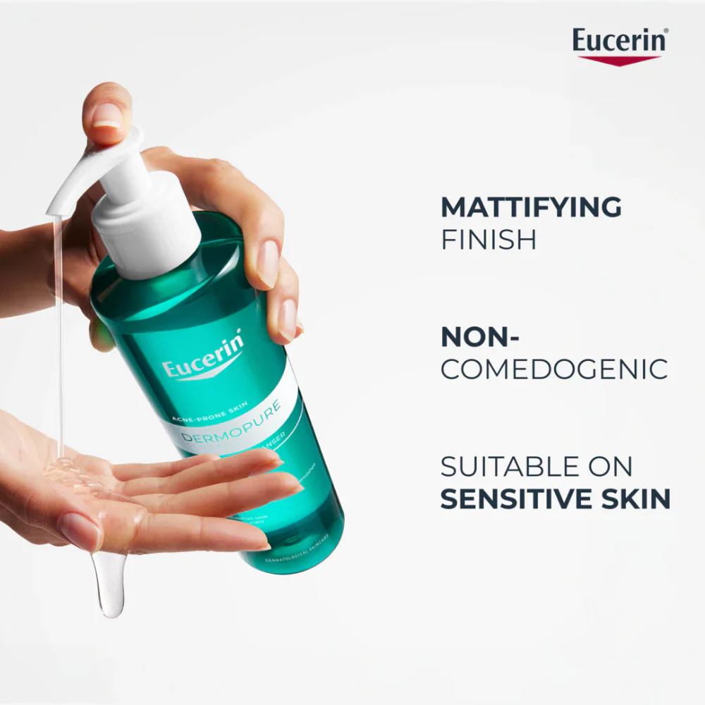 Eucerin DermoPurifyer Oil Control Cleansing Gel 200ml - Image 2