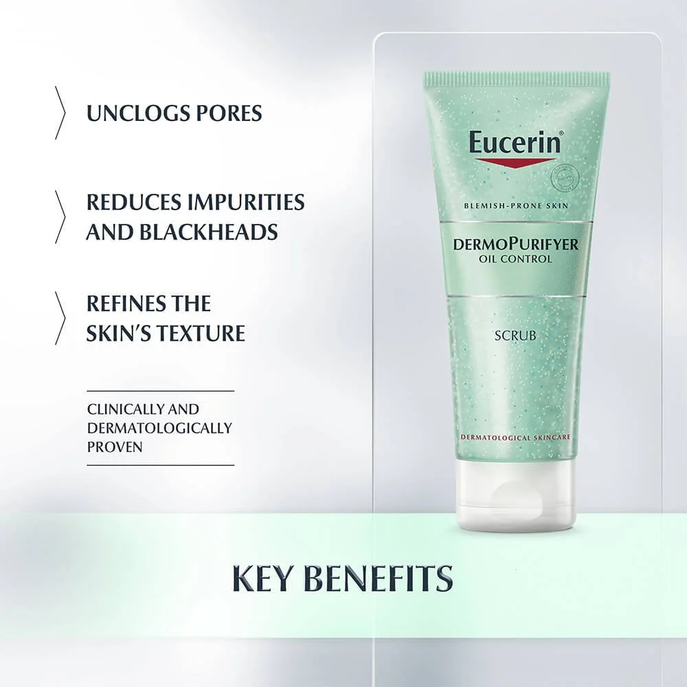 Eucerin DermoPurifyer Oil Control Scrub 100ml - Image 3