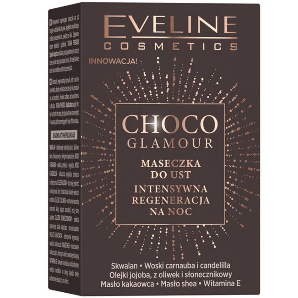 Eveline Cosmetics Choco Glamour Lip Sleeping Mask 12ml - Image 2