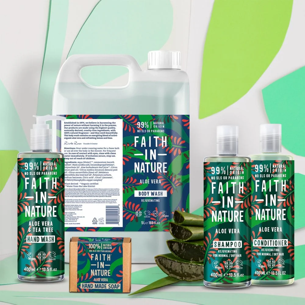 Faith In Nature Aloe Vera Hand Made Soap 100g - Image 4