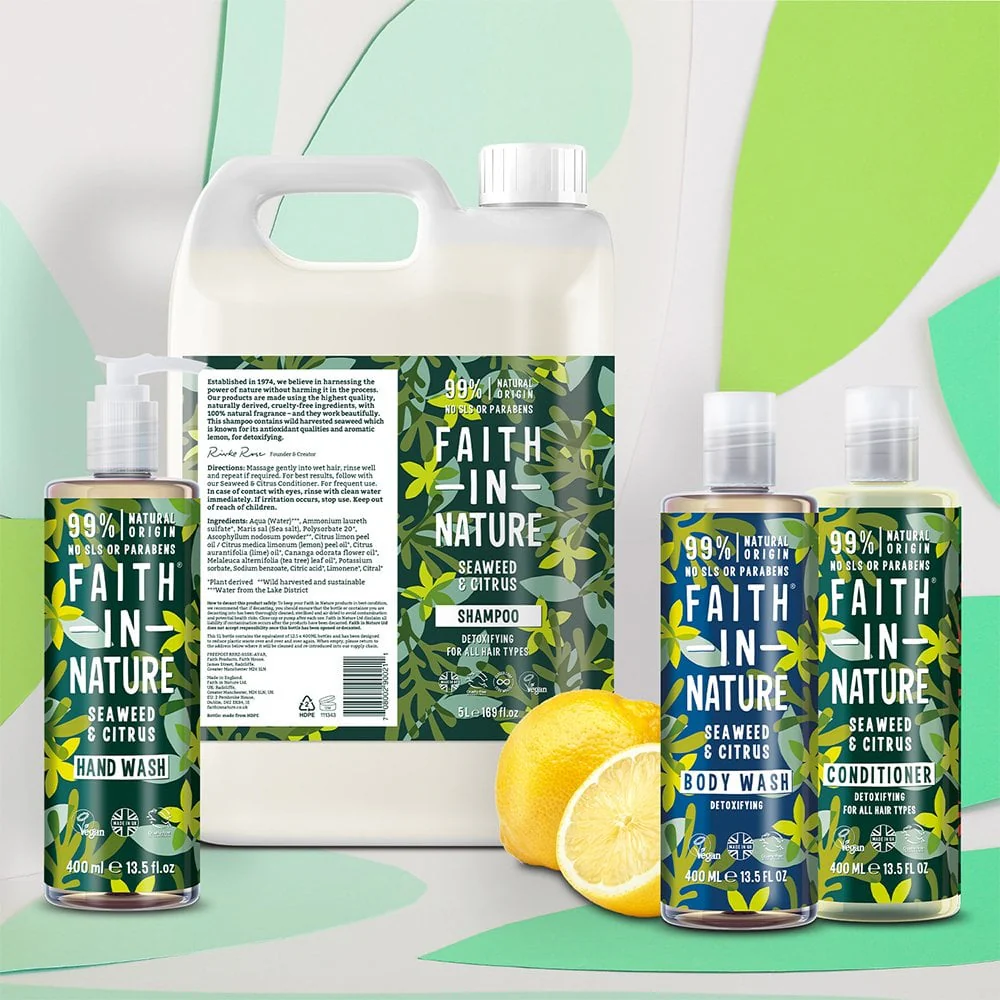 Faith In Nature Seaweed & Citrus Body Wash 400ml - Image 4