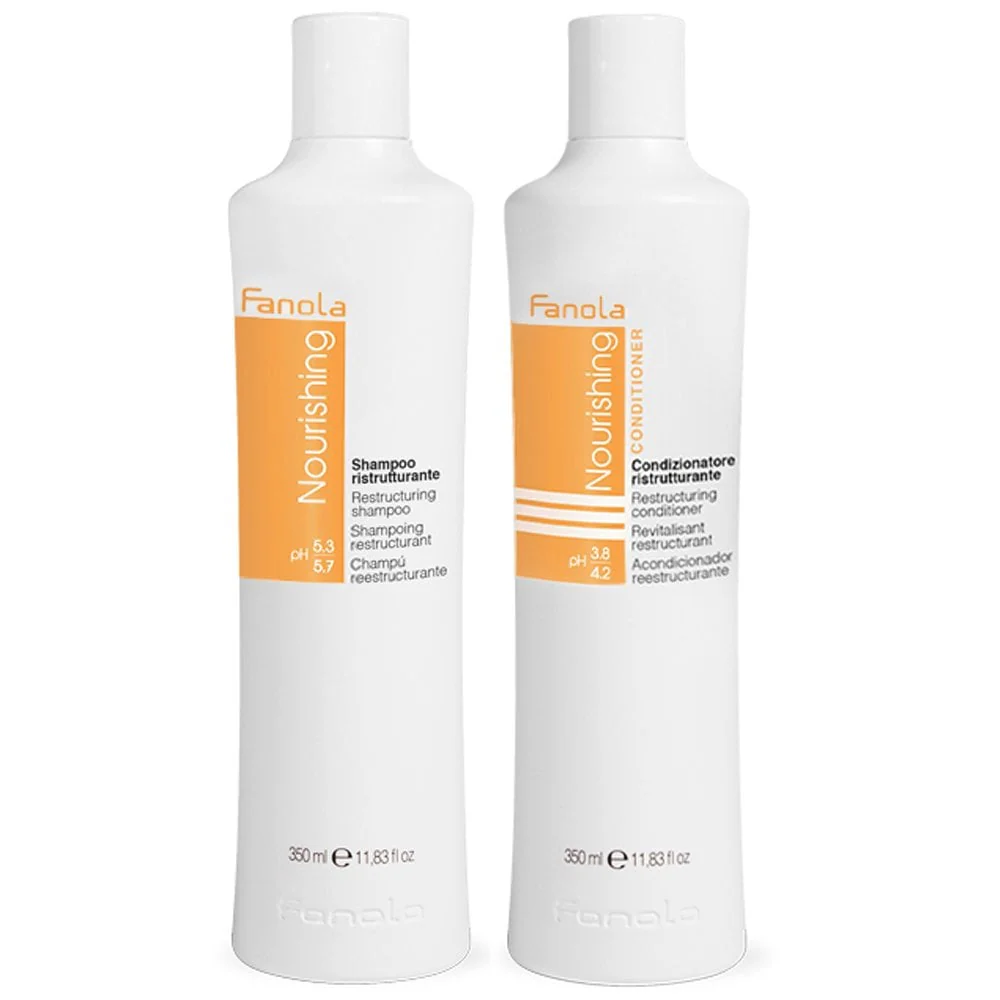 Fanola Nourishing Restructuring Shampoo & Conditioner Twin 2 x 350ml