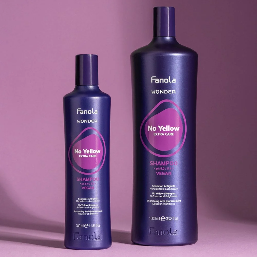 Fanola Wonder No Yellow Shampoo 1000ml - Image 2