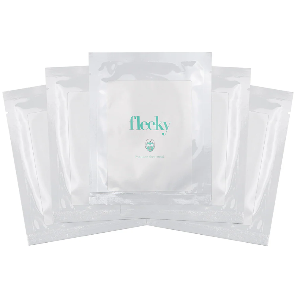 Fleeky Hyaloron Sheet Masks Pack of 5
