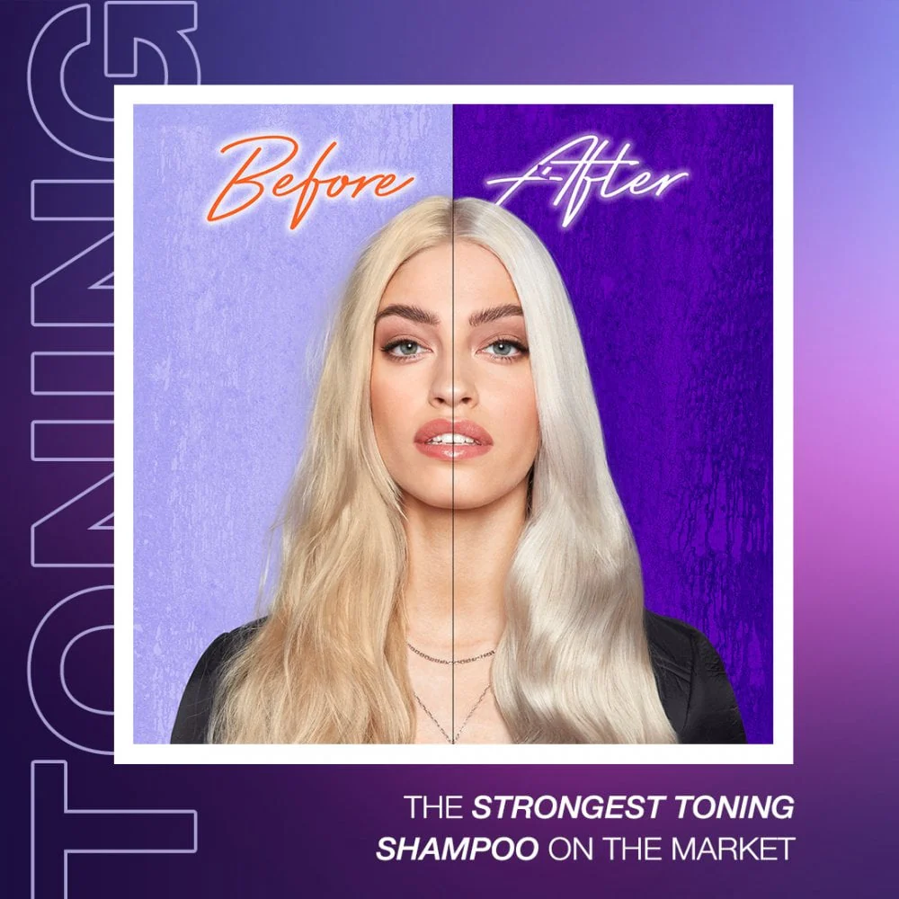 Fudge Professional Clean Blonde Damage Rewind Violet-Toning Shampoo 1000ml - Image 3