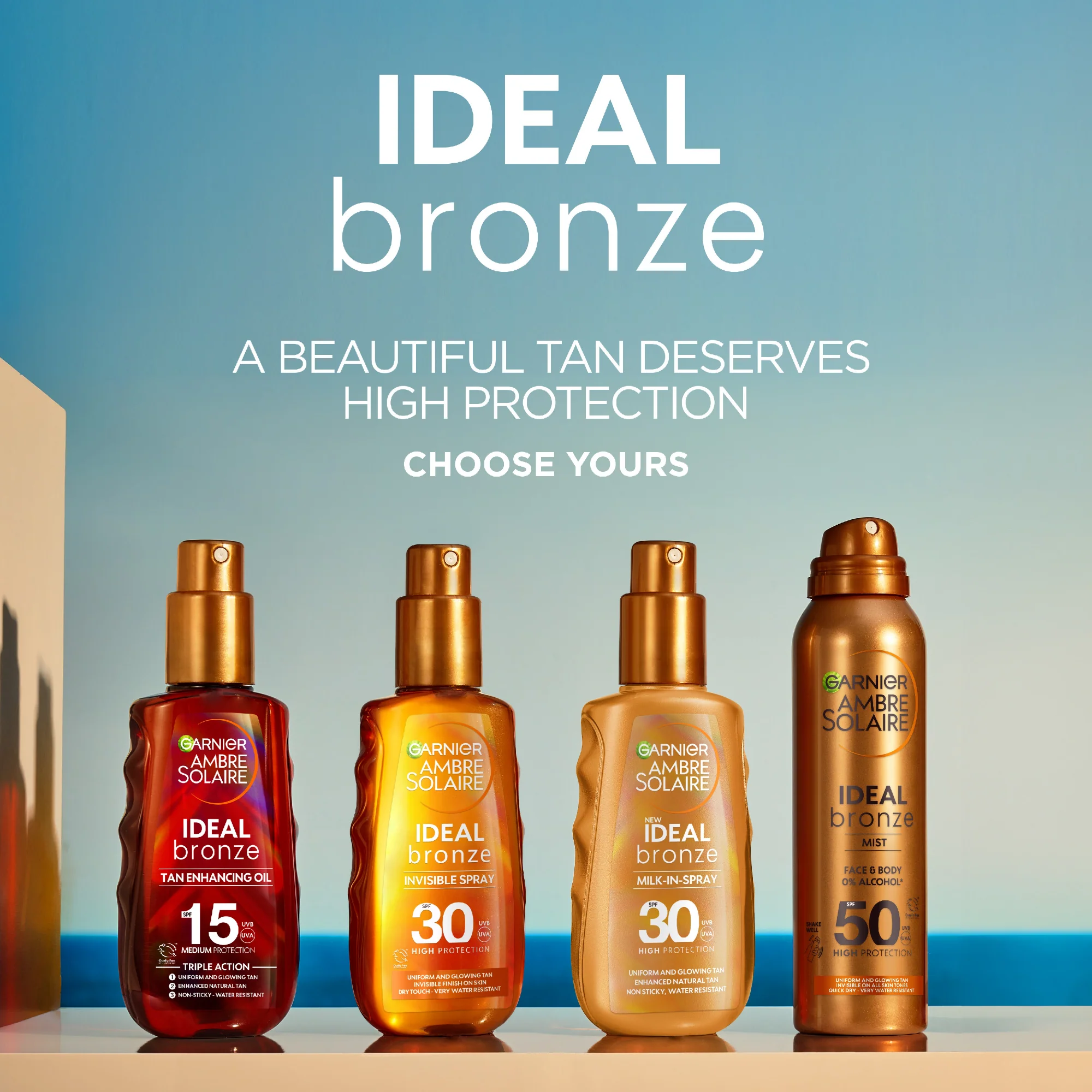 Garnier Ambre Solaire Ideal Bronze Invisible Spray SPF30 150ml - Image 6