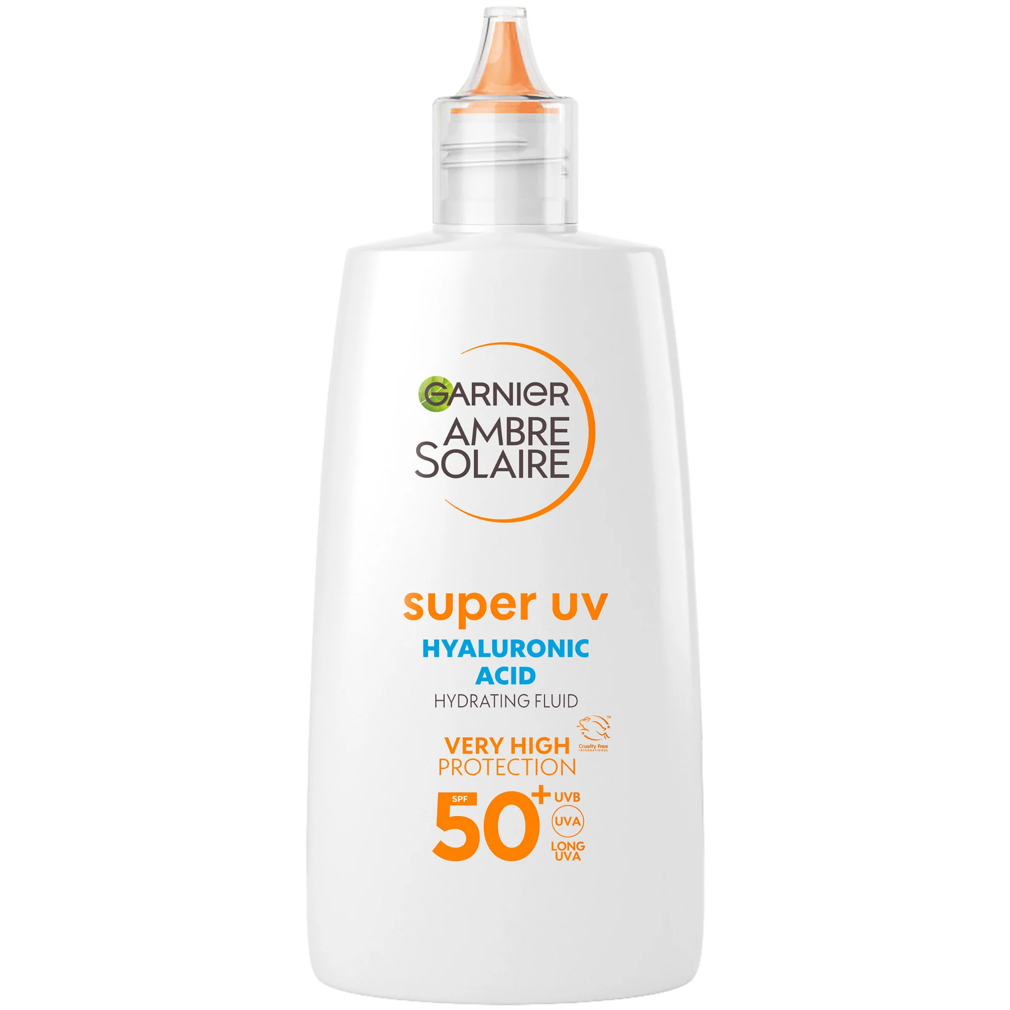 Garnier Ambre Solaire Super UV Hyaluronic Acid Hydrating Face Fluid SPF50+ 40ml