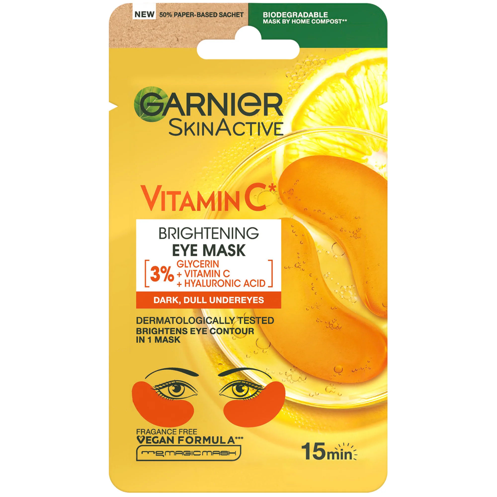 Garnier Skin Active Vitamin C* Brightening Eye Mask 5g